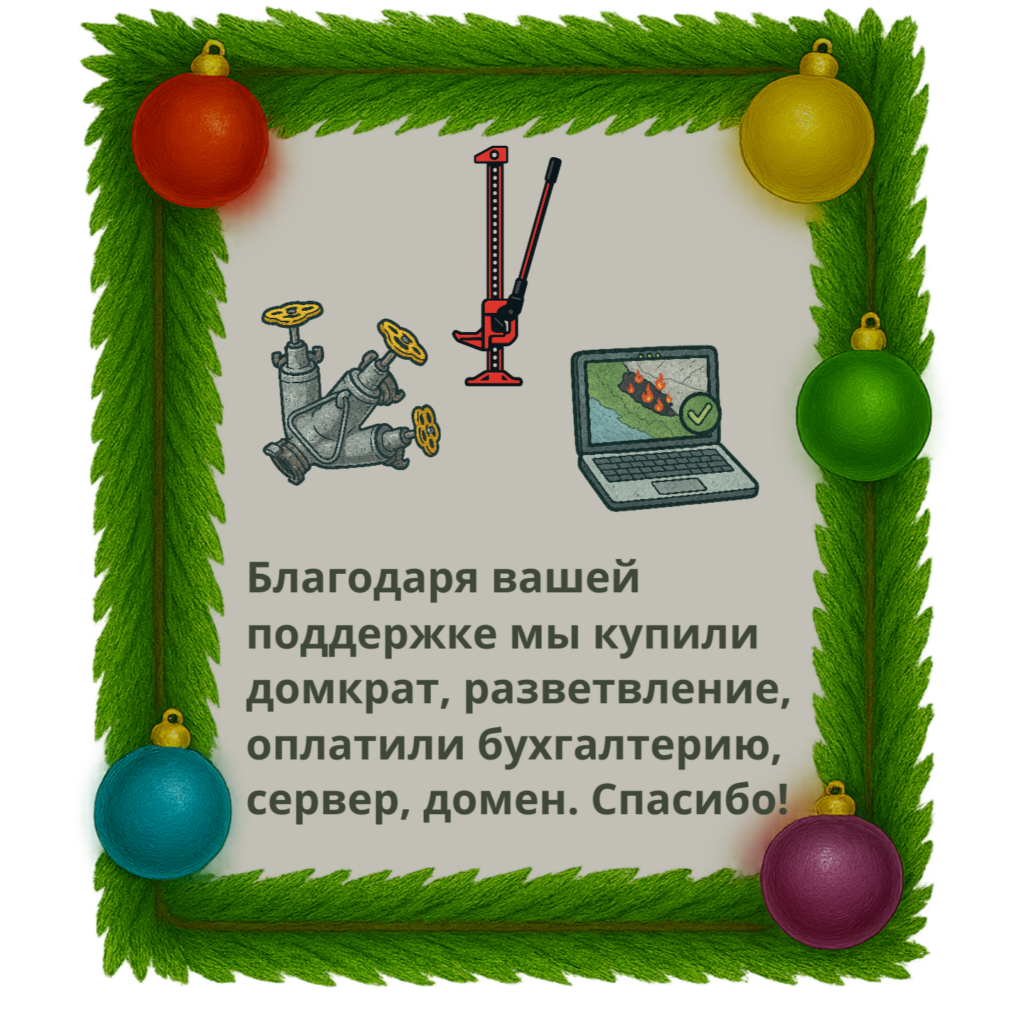 Благодаря вашей поддержке мы купили